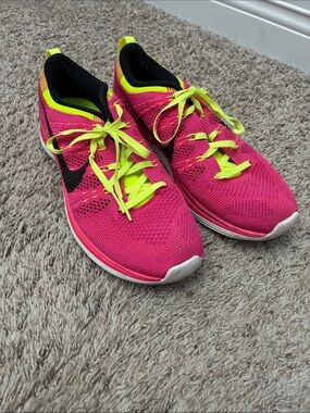 Nike Women’s Hot Pink & Neon Yellow Running Shoes